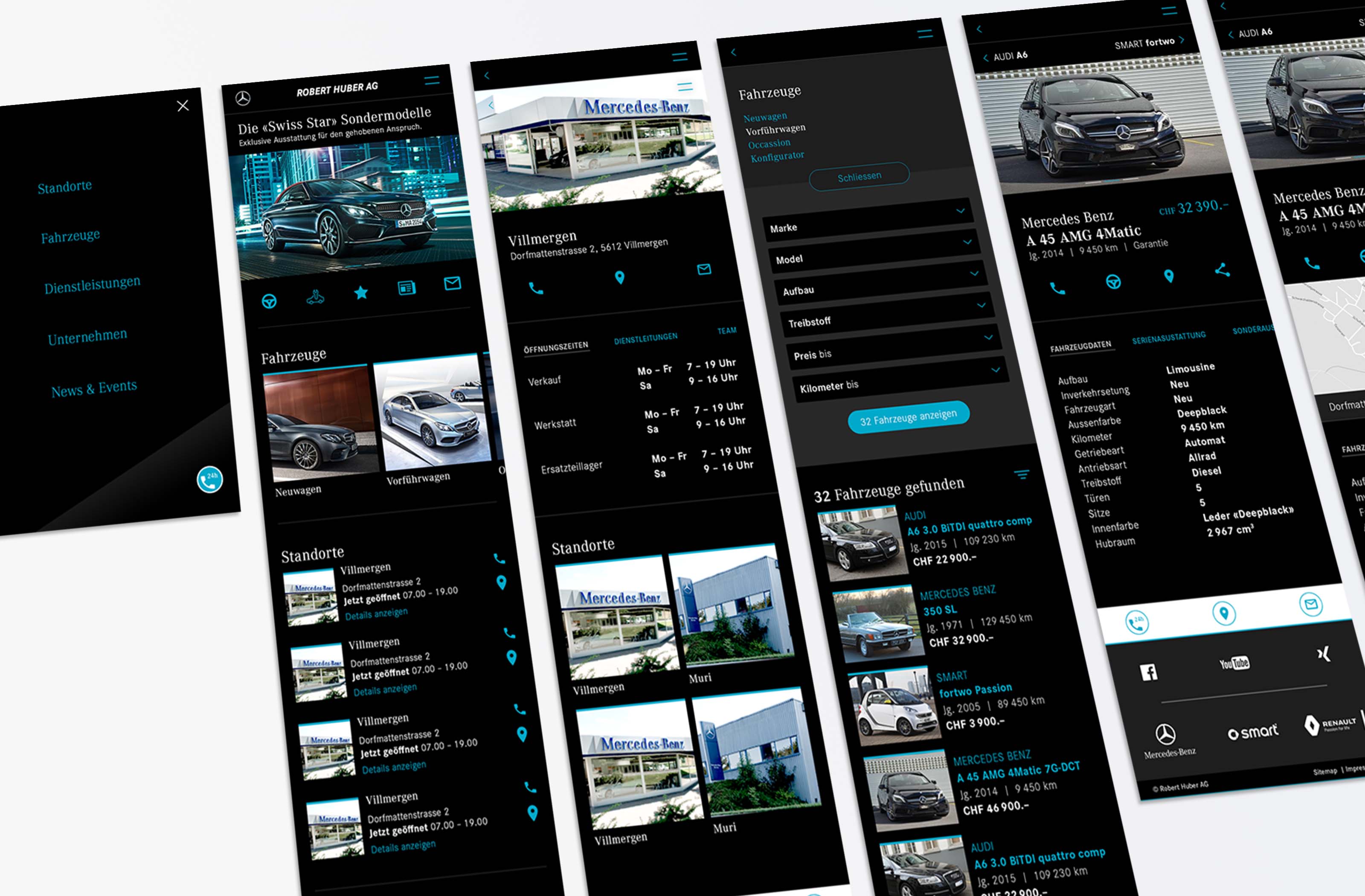 Robert Huber AG Mobile Screens